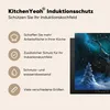 KitchenYeah© Herdabdeckplatte Eule - Schnee - Mond , Produktbild-Vorschau 6