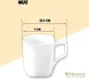 Wilmax Tasse 470 ml Weiß Porzellan Ilona WL-993066/A Produktbild-Vorschau 4