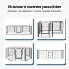IvoQ Parc pour Chiots – Enclos pour Chiens – 8 Panneaux – Voir les images du produit 5