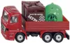 Siku RecyclingTransporter Modellfahrzeug LKW, rot ; 828 Produktbild-Vorschau 1