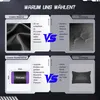 A comparison chart showing features of a product, likely a gaming chair, with images and text in German. Produktbild-Vorschau