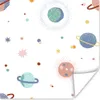 MuchoWow® Poster Weltraum - Sterne - Kinder 75x75 cm - Wand Produktbild-Vorschau 1