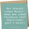 Mr. & Mrs. Panda Klappkarte Spruch Steinbock Wecker - Produktbild-Vorschau 1