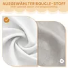 A split image showing two different fabric textures, one with a checkmark and one with an 'X', implying a comparison of quality. Produktbild-Vorschau