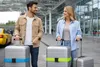 set de 4 sangles à bagages & 4 étiquettes à bagages en Voir les images du produit 8