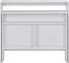 barový stůl vidaXL se 2 deskami bílý 130x40x120 cm Náhled obrázku produktu 3