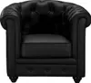 CHESTERFIELD Sessel aus  - Schwarz Produktbild-Vorschau 1