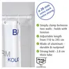 WENKO Teleskop Dusche Stange ohne bohren 110-245 cm Produktbild-Vorschau 4