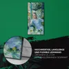 Dekor Leinwand Uhr Wandbilder 30x60 Gemälde Blumen Fluss Produktbild-Vorschau 5