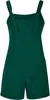 ASKSA Damen Jumpsuit Sommer Ärmellos Kurz Latzhose Playsuit Produktbild-Vorschau 2