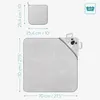 Navaris Baby Handtuch mit Kapuze und Waschlappen - Set aus Produktbild-Vorschau 4