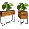 2er-Set Pflanzkasten MCW-L25, Blumenkasten, rechteckig Produktbild-Vorschau 1