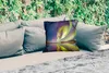 MuchoWow® Outdoor Kissen - Nordlichter - Schweden - Lila - Produktbild-Vorschau 2
