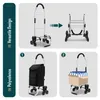 Carrello della spesa in alluminio VOUNOT® con funzione Anteprima dell’immagine prodotto 5