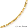 3-5mm-X-Panzerkette-matt-585-Gold-60cm Produktbild-Vorschau