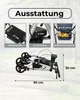 maxErgo Rollator Silber Gehhilfe für Outdoor Indoor Produktbild-Vorschau 3