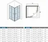 80X80cm Duschabtrennung Schiebetür 6mm NANO-ESG Dusche Produktbild-Vorschau 8