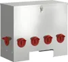 vidaXL Kippenvoerbak, zilver, 60,5 x 29 x 51 cm, 25 kg, Productafbeelding-voorbeeld 1