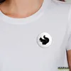 Huuraa Button Eichhörnchen Silhouette 59mm rund mit Produktbild-Vorschau 2