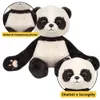 Plyšový maskot objímateľná panda s magnetmi 23cm Náhľad obrázku produktu 2