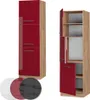 Vorratsschrank Vicco Fame-Line Bordeaux Hochglanz/Goldkraft Produktbild-Vorschau 5
