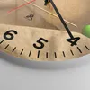 Wanduhr - Rund - Glasuhr - Pfeile Holz Schießen Wettbewerbe Produktbild-Vorschau 5