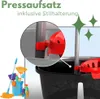 Wischeimer 18 L (2x9 L) Putzeimer mit Presse Zweikammer Produktbild-Vorschau 5
