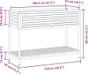vidaXL Bac à plantes avec étagère 110x45x80 cm bois massif Voir les images du produit 7