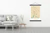 MuchoWow® Textilposter Karte - Leipzig - Vintage - Produktbild-Vorschau 3