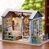 3D-Puzzle DIY holz Miniaturhaus Modellbausatz Puppenhaus Produktbild-Vorschau 2