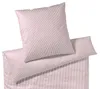 elegante Mako-Jersey-Bettwäsche Sister Stripe Farbe Rose Produktbild-Vorschau 4