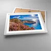 Gerahmtes Poster - Weißer Rahmen - Meer Sommer Blume - Produktbild-Vorschau 3