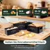 A set of three kitchen storage containers for potatoes, onions, and garlic, displayed on a wooden countertop with some produce. Produktbild-Vorschau