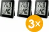 3x Thermo-/Hygrometer 3er Set mit Smiley-Komfortanzeige Produktbild-Vorschau 1
