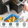 2 Stück Rechteckige Heißluftfritteuse Silikon Backbleche, Produktbild-Vorschau 4