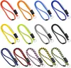 webbomb® Tubular Lanyard rund Neongrün Schlüsselband weich Produktbild-Vorschau 2