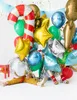 Folienballon Zuckerstange 50x82cm Weiß / Rot Produktbild-Vorschau 7