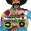 Aufblasbares Radio Disco Kassettenrekorder 80er 40x20cm Produktbild-Vorschau 2
