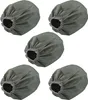A set of five gray fabric filters, arranged in a cluster against a white background. Produktbild-Vorschau