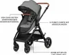 Kinderkraft passeggino multifunzionale 3 in 1 ESME PRO - Anteprima dell’immagine prodotto 10