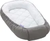 Grau &Amp; Weiß Gesteppt Babynest Kokon Comfort Produktbild-Vorschau 1