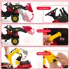 Trattore a pedali COSTWAY, trattore per bambini con Anteprima dell’immagine prodotto 5