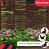 KOTARBAU® Wiklinowe obrzeze rabatowe 60 x 60 cm Wiklinowe Podgląd zdjęcia produktu 5