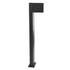 A dark gray outdoor lamp with a rectangular head is shown against a white background. Produktbild-Vorschau