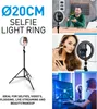Grundig Selfie Ringlicht mit Stativ 210 cm - Handy Stativ Produktbild-Vorschau 6