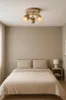 LUXOLAR - LED Deckenleuchte 3-flammig Beige/Gold E27 60W - Produktbild-Vorschau 3