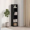 vidaXL skříňka na CD černého dubového vzhledu 21x20x88 cm Náhled obrázku produktu 2
