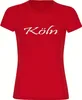 multifanshop Damen T-Shirt - Köln - Schriftzug, rot, Größe Produktbild-Vorschau 1