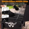 COSTWAY Holzkohlegrill tragbar, BBQ Grill Mini mit Deckel, Produktbild-Vorschau 6
