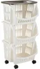 BAMA Shelf TIDY, blanc et marron Voir les images du produit 2